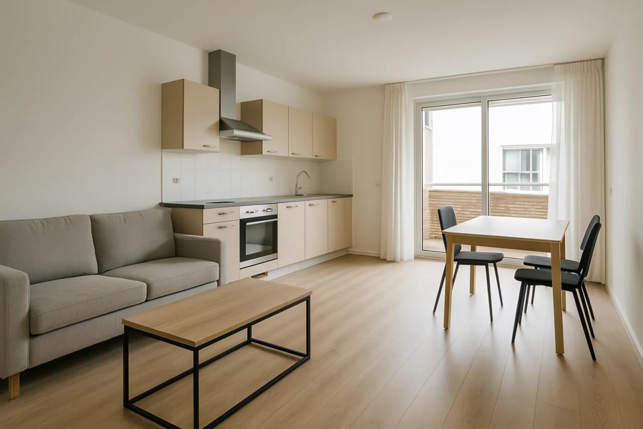 Bright 3-room apartment with balcony - Image 1