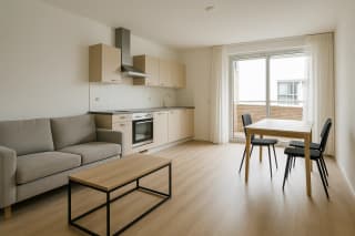 Bright 3-room apartment with balcony - Fallback Image